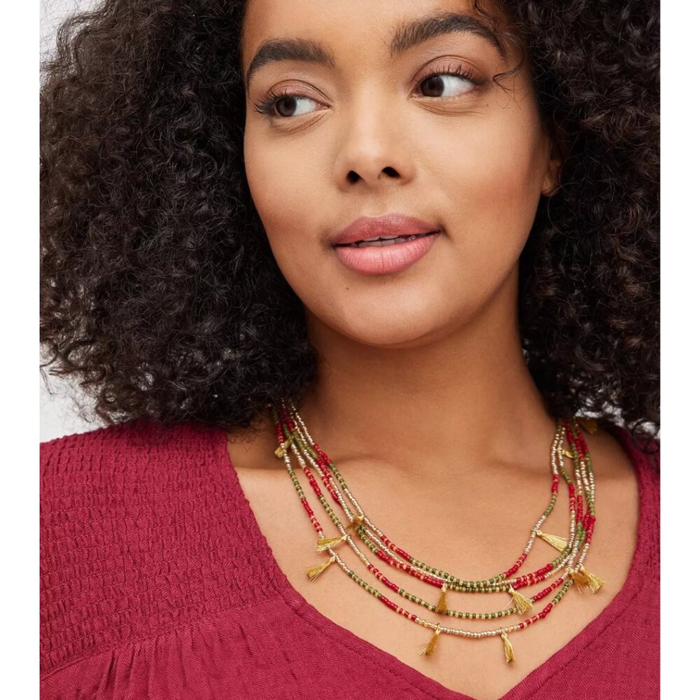 Torrid Multi-Layer Tassel Necklace - Picture 5 of 5